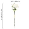 Kunstnelken Strauß weiß 40cm, 4 St | Floristik24.de