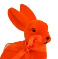 Floristik24 Osterhase bunt sort. 15cm beflockt 4St