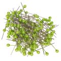 Floristik24 Perlkopfnadeln Grün Floristik vielseitig einsetzbar Ø4mm 40mm 150St
