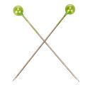 Perlkopfnadeln Grün Floristik vielseitig einsetzbar Ø4mm 40mm 150St | Floristik24.de