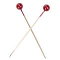 Perlkopfnadeln Rot Dekonadeln für Floristen Ø4mm 40mm 150St | Floristik24.de