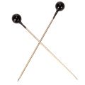 Perlkopfnadeln Schwarz Floristik Zubehör Ø4mm 40mm 150St | Floristik24.de