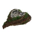 Pflanzgefäß Herz Rebe Moos 21cm x 26cm H6cm | Floristik24.de