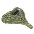 Floristik24 Pflanzherz aus Naturmaterial für Floristik mit Folie 25cm