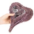 Pflanzherz mit Folie Dekoration zum Bepflanzen 24cm | Floristik24.de