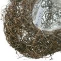 Pflanzschale Herz Friedhof, Rebenherz zum Bepflanzen 26cm | Floristik24.de