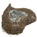 Pflanzschale Herz Friedhof, Rebenherz zum Bepflanzen 26cm | Floristik24.de