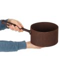 Pflanztopf Metall Übertopf Rost Pfanne Deko Ø20cm H11cm | Floristik24.de