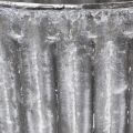 Pflanztopf aus Metall,