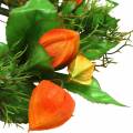 Floristik24 Physalis Kranz künstlich Orange, Grün Ø28cm Herbstdeko