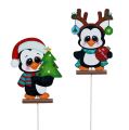 Floristik24 Pinguin am Stab 8,5cm 16St