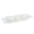 Floristik24 Plastik Ei zum Hängen Weiß 15cm 3St