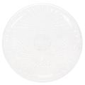 Floristik24 Deko Teller transparent rund Schale mit Fuß 32cm
