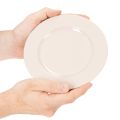 Teller rund schlicht Dekoration und kleine Gestecke 17cm 6St | Floristik24.de