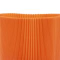 Floristik24 Plisseemanschetten für Blumentöpfe Orange 12,5cm 100St