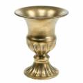 Floristik24 Deko-Pokal Golden Ø13,2cm H16,2cm Antik-Optik