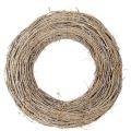 Floristik24 Dekokranz Zweige Rattan Weiß gewaschen für kreative Gestaltung 50cm
