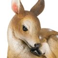 Reh Deko Rehkitz Figur liegend Tischdeko 13×6,5×12cm 3St | Floristik24.de