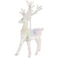 Floristik24 Rentier Anhänger aus Acryl für Weihnachtsbaum 14cm 4St