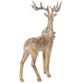 Dekofigur Hirsch stehend mit