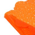 Floristik24 Rondella-Manschette Orange Ø38cm 50St