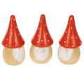 Floristik24 Mini Wichtel Figur Fliegenpilz Tischdekoration 10cm 6St