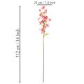 Künstlicher Blütenzweig Oncidium Orchideen Dekoration 112cm 3St | Floristik24.de
