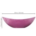 Schale Plastik Pink 39cm x 13cm H13cm | Floristik24.de