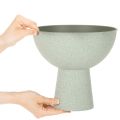 Schale mit Standfuß für Pflanzen Dekoschale 25cm | Floristik24.de