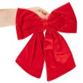 Schmuckschleife Rot als Weihnachtsdeko 28cm 3St | Floristik24.de