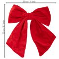 Schmuckschleife Rot als Weihnachtsdeko 28cm 3St | Floristik24.de