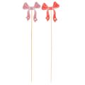 Deko Schleife Blumenstecker 32cm 12St | Floristik24.de