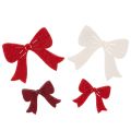 Floristik24 Dekoschleife Mix Streudeko Weihnachten und Basteln 5cm 48St