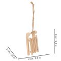Deko Schlitten zum Aufhängen für Weihnachtsbaum 6cm 6St | Floristik24.de