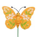 Floristik24 Schmetterling bunt sort. 6cm L25cm 15St