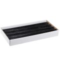 Schwarze Kerzen Durchgefärbt Stabkerzen 34x300mm 4 St | Floristik24.de