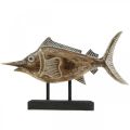 Schwertfisch Deko Fisch Holz Maritime Deko L40×H24,5cm