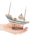 Schiff Deko maritim Holz mit Standfuß 20cm | Floristik24.de