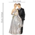 Silberhochzeitspaar 10cm | Floristik24.de