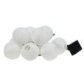 Floristik24 Solar-Lampionkette LED 4,5m Weiß 10 Birnen