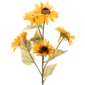 Floristik24 Sonnenblume Kunstblume Naturgetreue Dekoration 72cm 2St