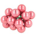 Weihnachtskugeln am Draht Set Mini glänzend Spiegelbeeren 20mm 140St | Floristik24.de