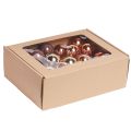 Spiegelbeeren Weihnachtskugeln Gold Braun Ø40mm 32 St | Floristik24.de