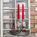 Spitzkerzen 250/23 rubin (12 St.) | Floristik24.de