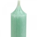 Floristik24 Stabkerzen Grüne Kerzen Jade Kerzendeko Ø21/170mm 6St