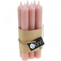 Stabkerzen Rosa Kerzen Boho Kerzendeko Ø21/170mm 6 St | Floristik24.de