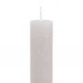 Stabkerzen durchgefärbt Grau 34mm x 240mm 4 St | Floristik24.de