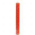 Floristik24 Stabkerzen durchgefärbt Orange 34mm x 300mm 4 St