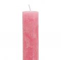 Stabkerzen durchgefärbt Rosa 34mm x 240mm 4 St | Floristik24.de