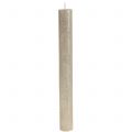 Floristik24 Stabkerzen durchgefärbt Champagner 34mm x 300mm 4 St